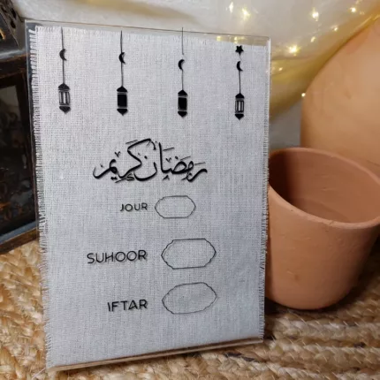 Calendrier ramadan lin