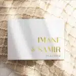 Livre d'or personnalisé mariage