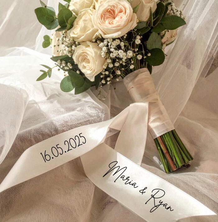 ruban de bouquet de mariée