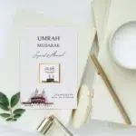 Carte félicitations avec chocolat umrah hajj