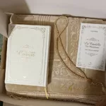 Coffret Aid Moubarak tapis de prière personnalisée, coran, tasbih